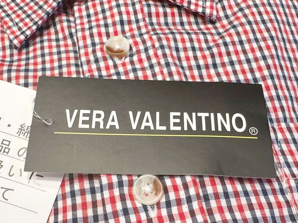 (送料無料)新品未使用品 VERA VALENTINO ヴェラ ヴァレンティノ メンズ 半袖 シャツ ☆サイズM 胸囲88〜96㎝、身長165〜175㎝_画像6