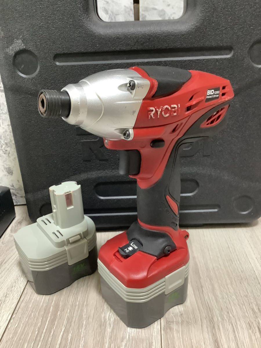 RYOBI インパクトドライバ ケース説明書付 BID-1260_画像2