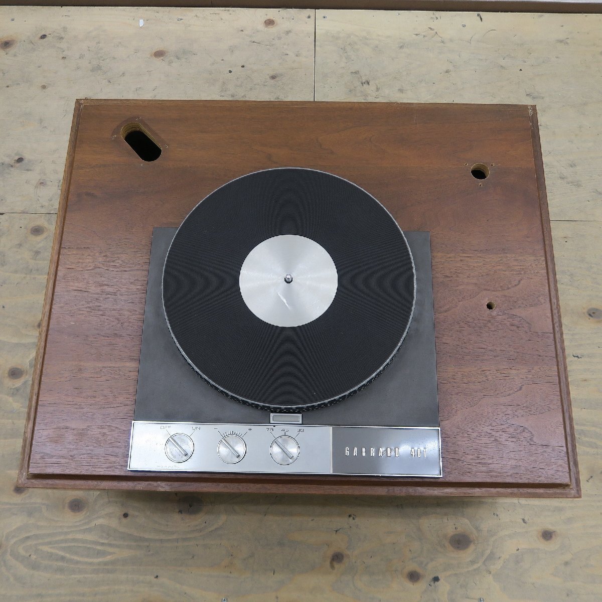 【Aランク】ガラード GARRARD 401 ターンテーブル 後期型 @48875_画像7