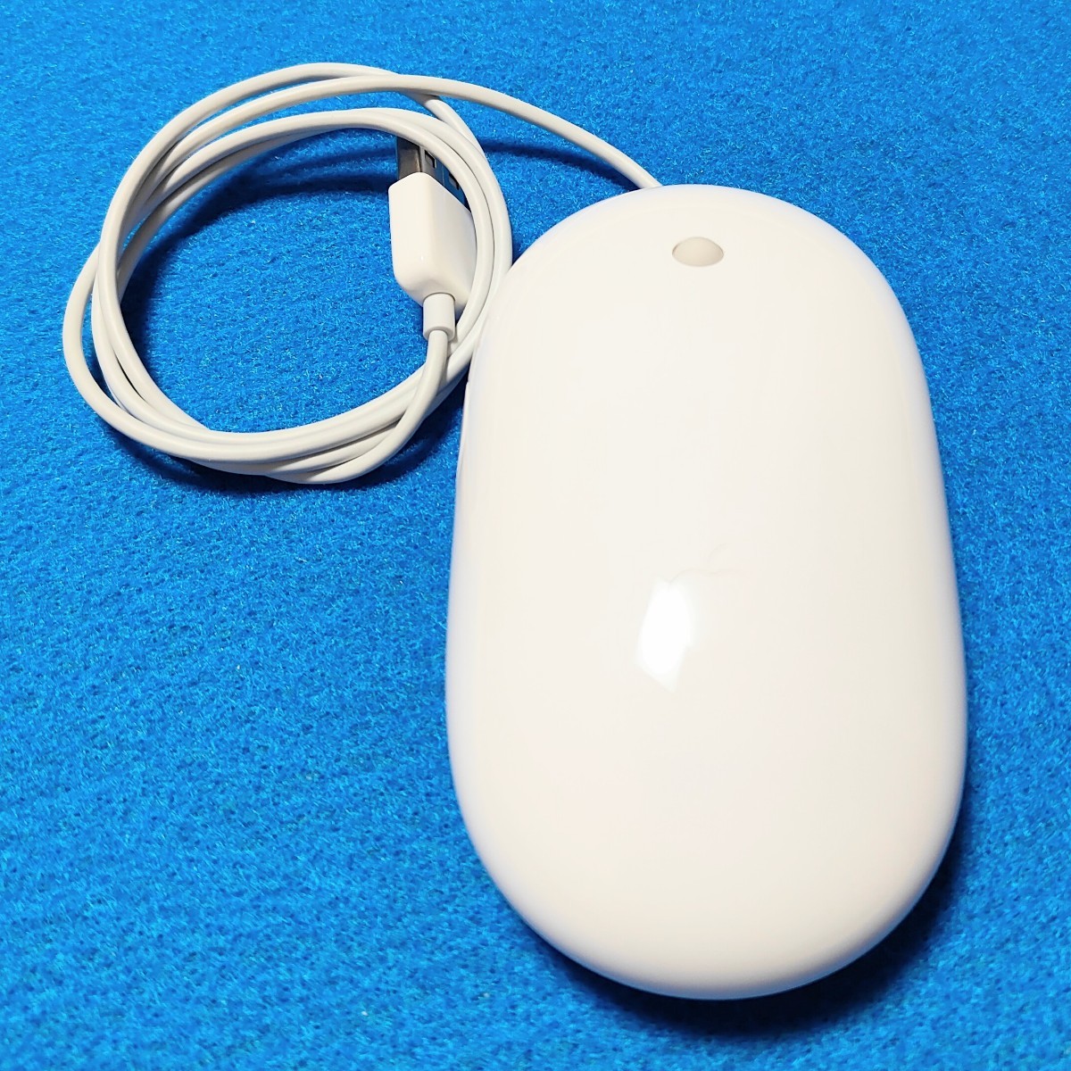 1円スタート 美品　Apple Mighty Mouse A1152 アップル マイティマウス USB マウス_画像1