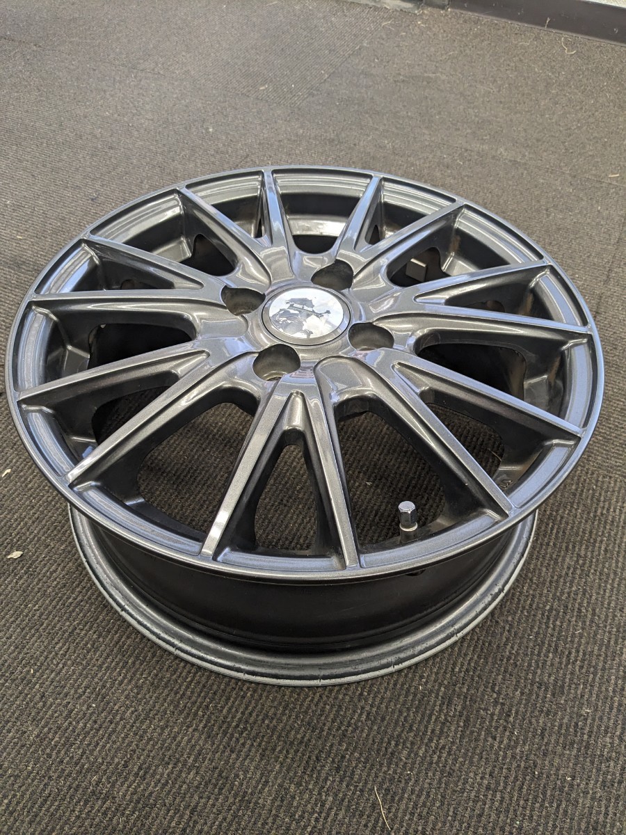 weds VELVA SPORT ウェッズ　ヴェルバスポルト15in×5.5J PCD:100mm 4穴 インセット＋42mm ホイールのみ4本_画像6