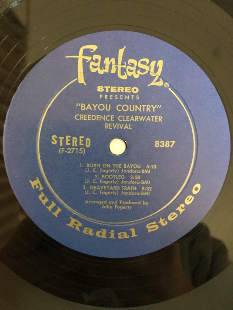 ■USオリジ■CREEDENCE CLEARWATER REVIVAL-CCR / BAYOU COUNTRY 1969年 米FANTASY 深溝 EX/EX COPY！_画像2