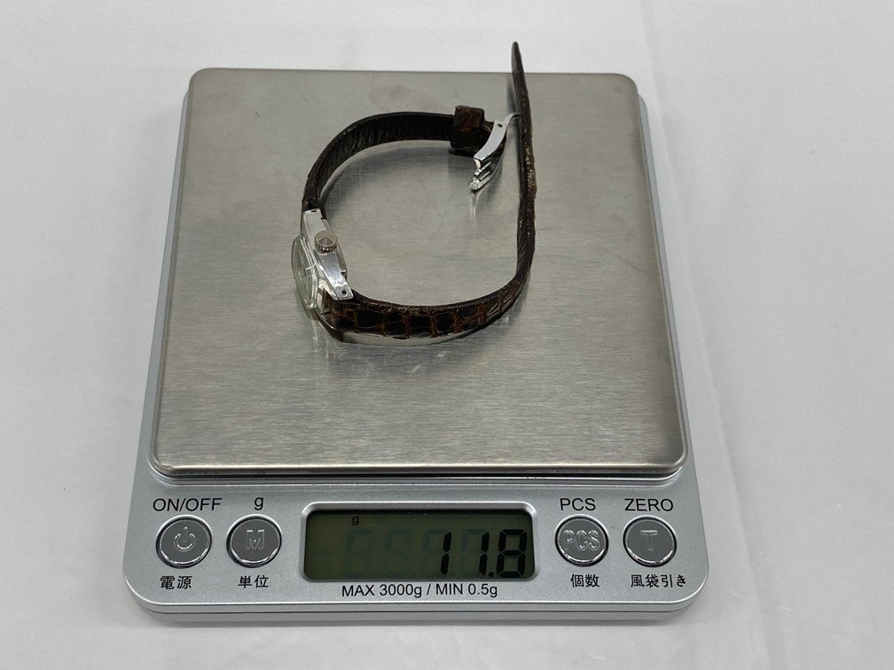 SEIKO　セイコー　腕時計　K14WG　手巻き　20石　17-3000　総重量11.8g　ジャンク【CAAH8028】_画像10