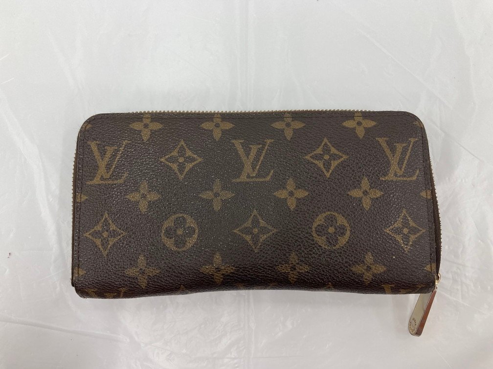 LOUIS VUITTON ルイヴィトン 財布 モノグラム ジッピーウォレット M60017【BLBE2001】_画像1