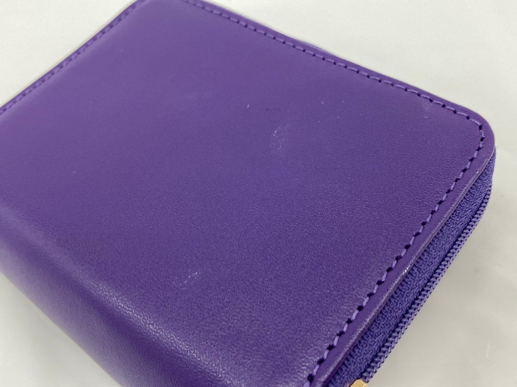 Vivienne Westwood　ヴィヴィアンウエストウッド　二つ折り財布　紫　オーブ【CAAW8013】_画像9