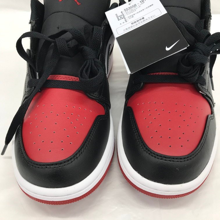 NIKE ナイキ スニーカー AIR JORDAN 1 LOW 553558-161 箱付【BLAZ9023】_画像4