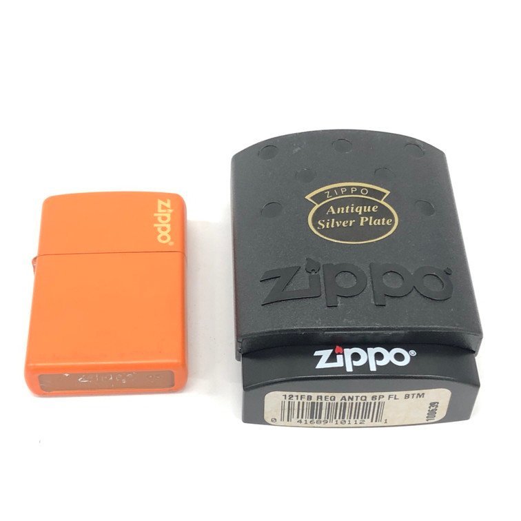 ZIPPO　ジッポー　オイルライター　オレンジマット　2005　ケース付き【BLBA0059】_画像10