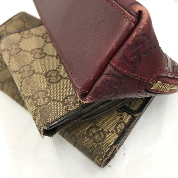 GUCCI グッチ 小物6点まとめ 財布 ポーチ キーケース【CAAG5039】_画像10