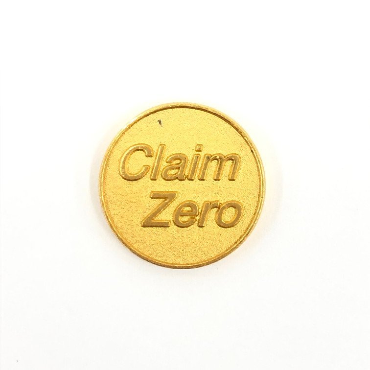 K24　純金メダル　Claim Zero　総重量10.1g【CAAJ6050】_画像1