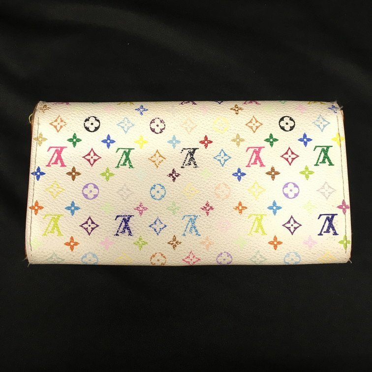 LOUIS VUITTON ルイヴィトン 長財布 モノグラムマルチ ポルトフォイユ サラ M93532/CA4048【CAAN3068】_画像2