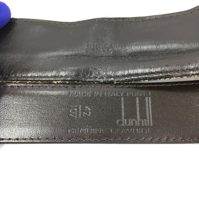 Dunhill ダンヒル ベルト 黒 レザー/GUCCI グッチ ベルト GG/ 2点セット 【CAAN5009】_画像6