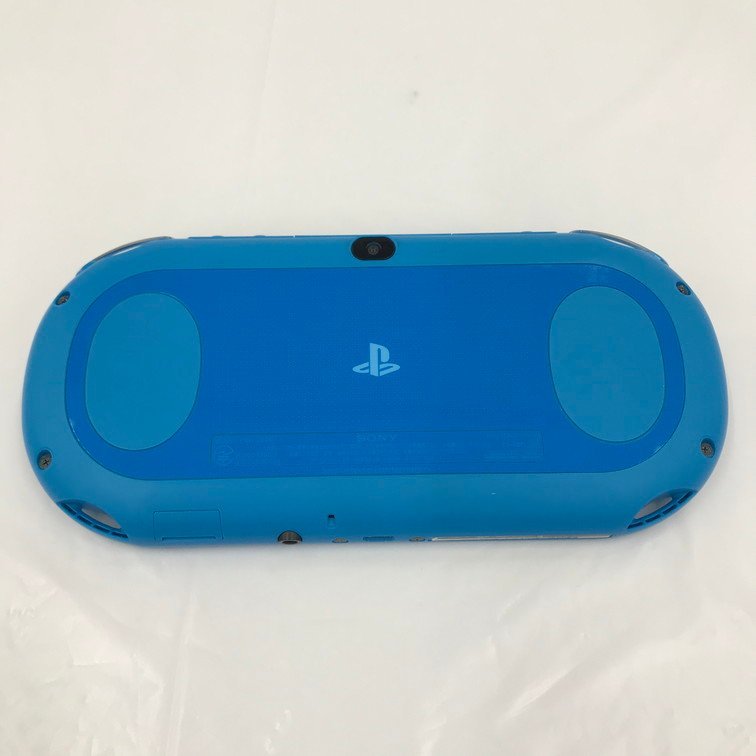 PS Vita 本体/ソフト4本付き ブルー PCH-2000 初期化済み【CAAO5032】_画像3