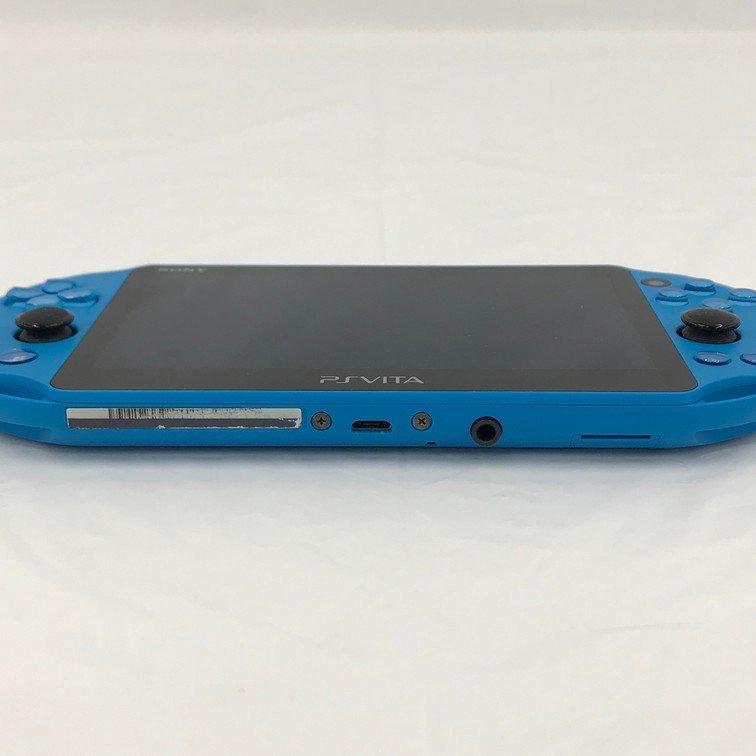 PS Vita 本体/ソフト4本付き ブルー PCH-2000 初期化済み【CAAO5032】_画像5