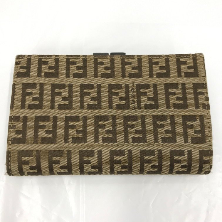 FENDI フェンディ ズッカ 二つ折り 財布【CAAR1022】_画像2