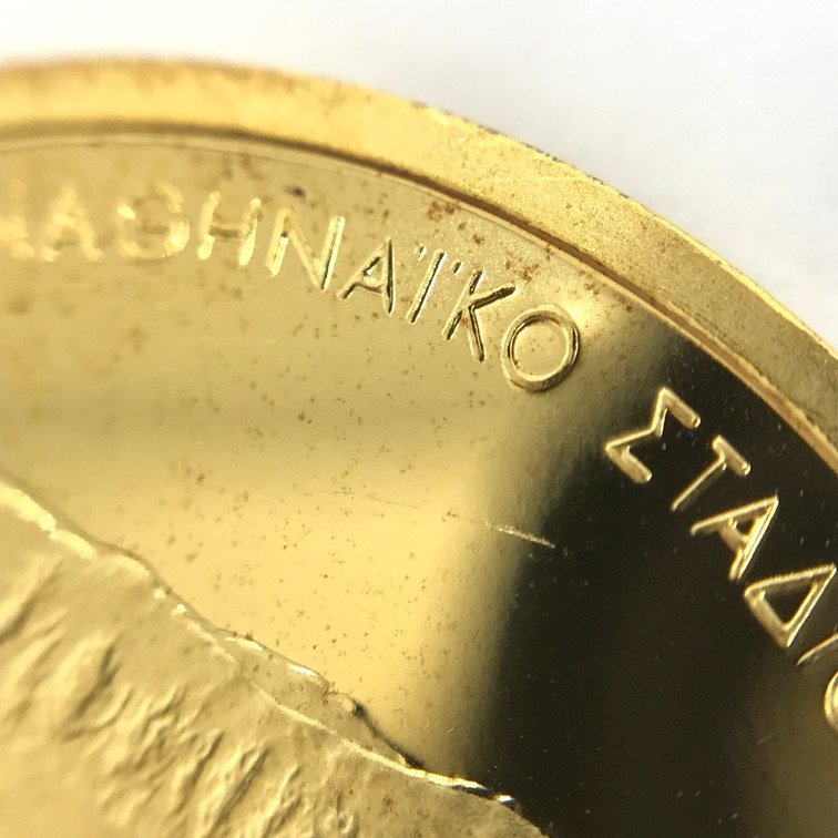 K24　アテネオリンピック　公式記念金貨　100ユーロ　3枚まとめ　総重量30.5g【CAAV6077】_画像7