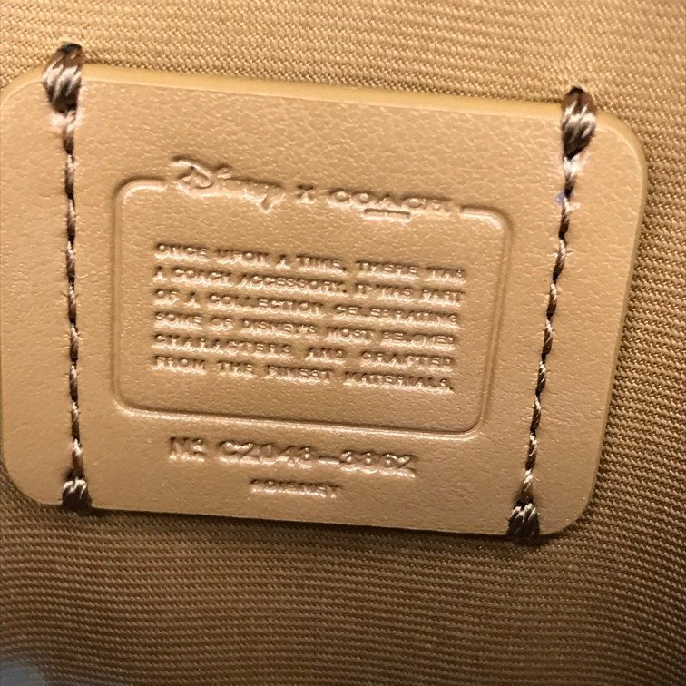 COACH コーチ ディズニーコラボ ラウンド コインケース C2048-3862【CAAV2053】_画像6