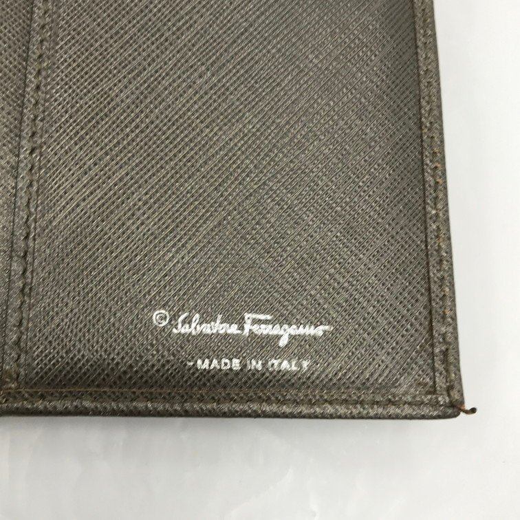 Salvatore Ferragamo　フェラガモ　ガンチーニ　長財布　JP-22　7120【CAAX2053】_画像8