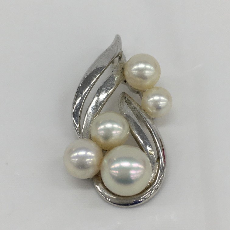 MIKIMOTO　ミキモト　パール　ブローチ　ペンダントトップ　2点おまとめ【CAAZ8021】_画像6