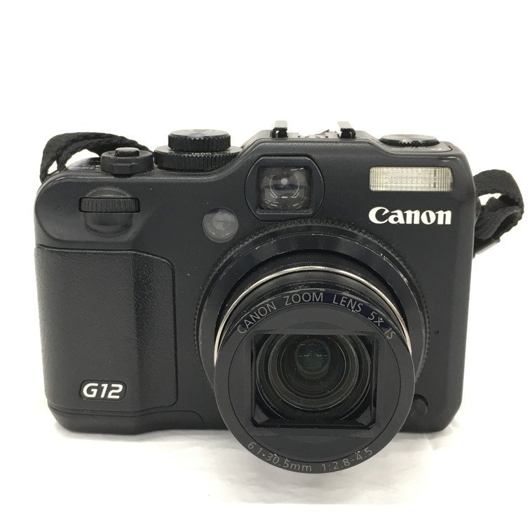 Canon　キヤノン　PowerShot G12　通電確認済み【CAAZ8012】_画像1