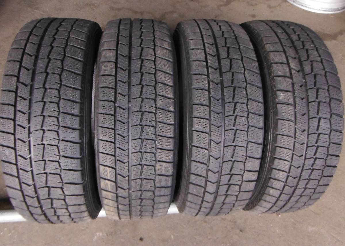 P2462　送料無料! 4本SET価格! 溝有 スタッドレス 215/60R17 ダンロップ WINTER MAXX WM02 215/60-17 215/60/17_画像1