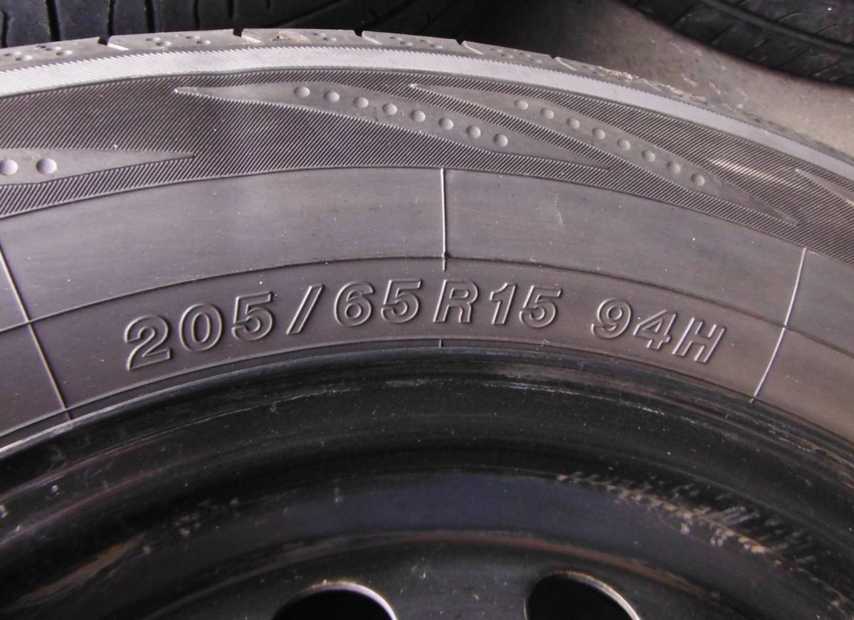 HS995 送料無料! バリ溝 4本SET価格! 205/65R15 ヨコハマ BluEarth RV-02 夏 15×6JJ 5H 114.3 205/65/15 ホイールSETの画像9