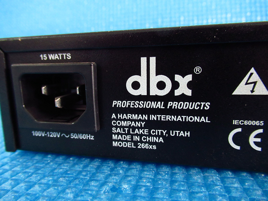 dbx 266xs 2チャンネル ステレオコンプレッサー 管理diodi7_画像7