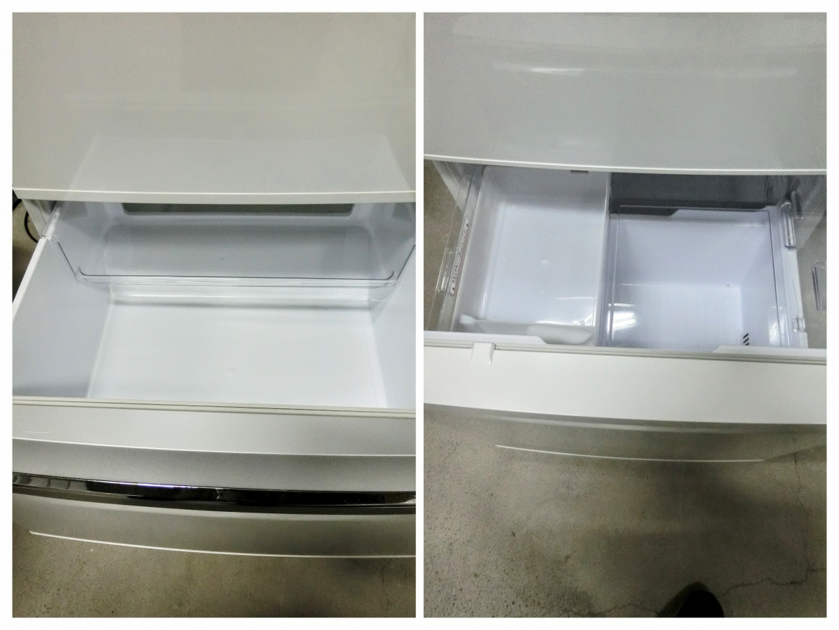 MITSUBISHI 3ドア冷蔵庫 三菱 大型冷蔵庫 335L 自動製氷 MR-C34E 2019年製 MT AM C3-001 20240125-24040_画像3
