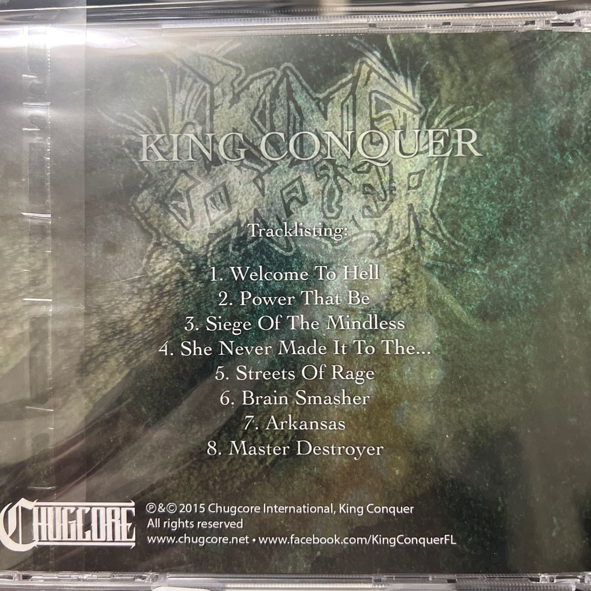 【新品同様】【廃盤激レアCD】King Conquer / Welcome To Hell【Deathcore】Vulvodynia,Viscera,Ov Sulfur,Suffokate,Carnifex,Distant_画像2