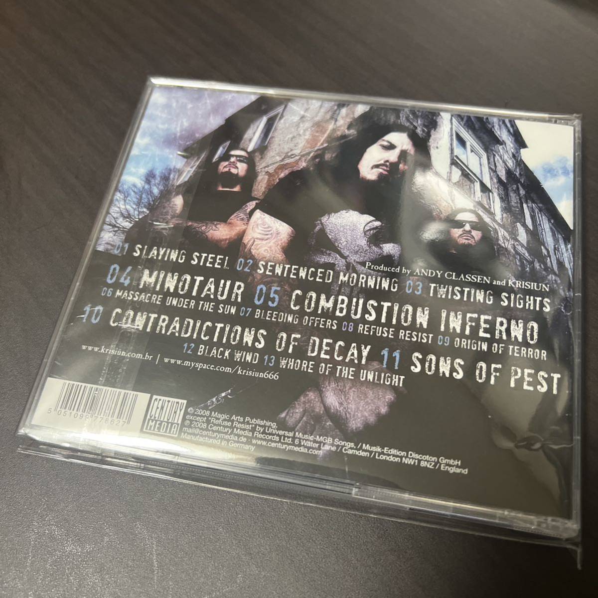 【新品同様】【廃盤激レアCD】Krisiun / Southern Storm【ブルデス】Spawn of Posseession,Obituary,Morbid Angel,Exocrine,Carnal Forge_画像4