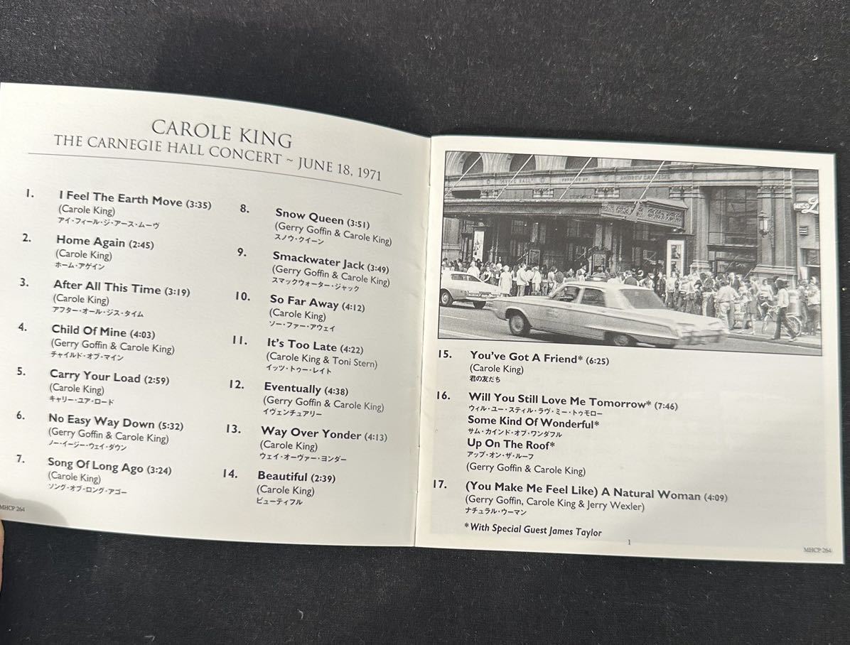 デジタルリマスター盤！Carole King / キャロル・キング / カーネギー・ホール・コンサート / The Carnegie Hall Concert, June 18, 1971_画像4