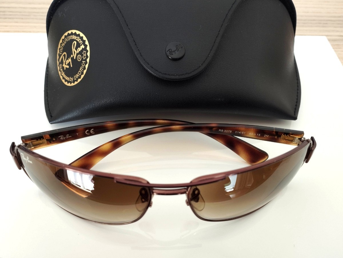 希少　レイバン サングラスRB3379 014 51 Ray-Ban RayBan ケース付 グラデーション　│X JAPAN　yoshiki_画像1