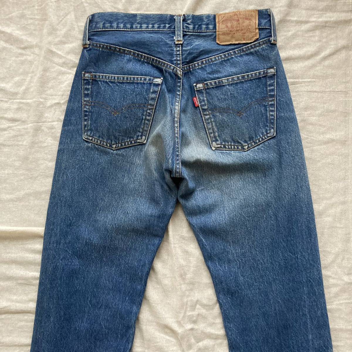 1円 80s USA製　Levi's501 赤耳 リーバイス　Red Line vintage デニム　ジーンズ　アメリカ製　古着　黒カン　W29 _画像8