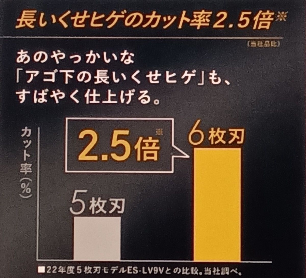 ラムダッシュ Pro メンズシェーバー 6枚刃 クラフトブラック ES