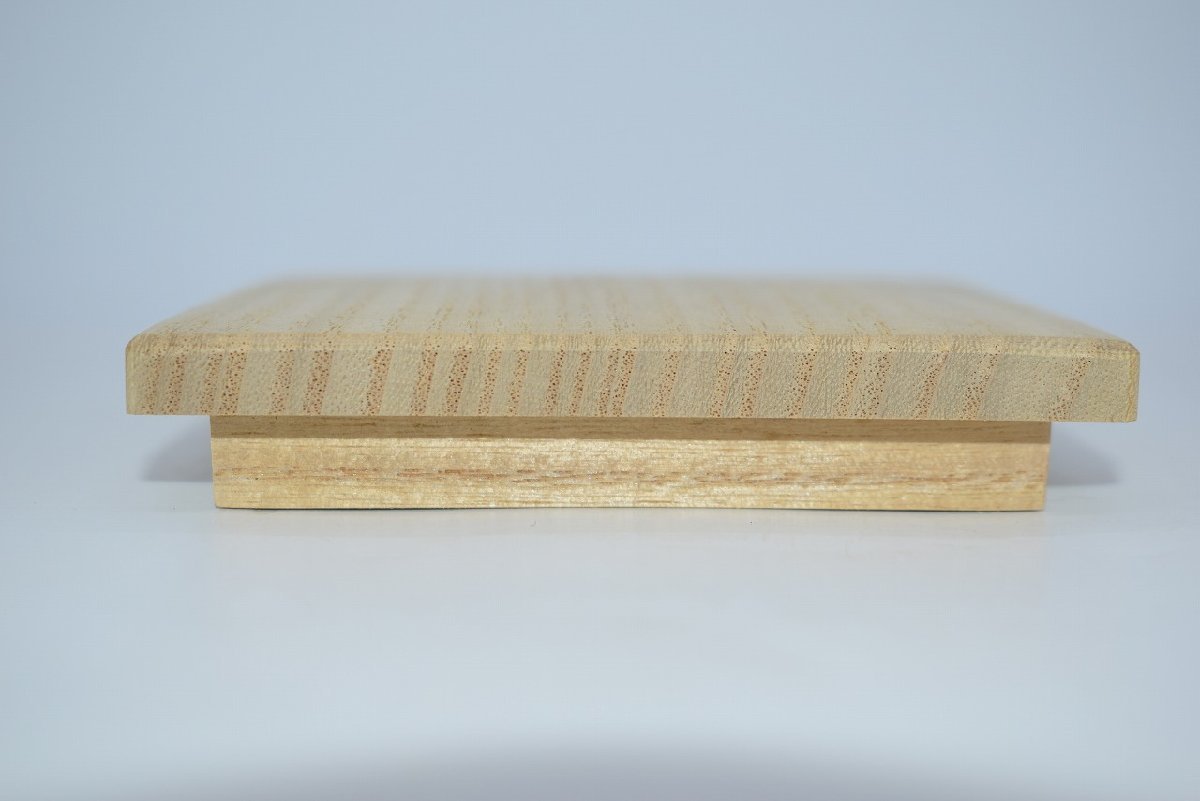 桐箱 蓋 四方桟 （2） 32-8302 角9.6（内寸8.2）cm 板厚0.8cm_画像3