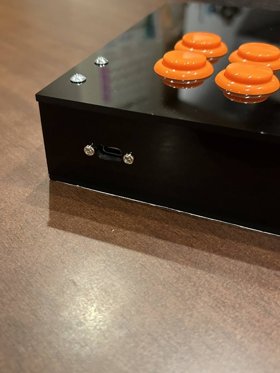 レバーレスコントローラー　オレンジボタン　格ゲー　SF6　自作_画像3