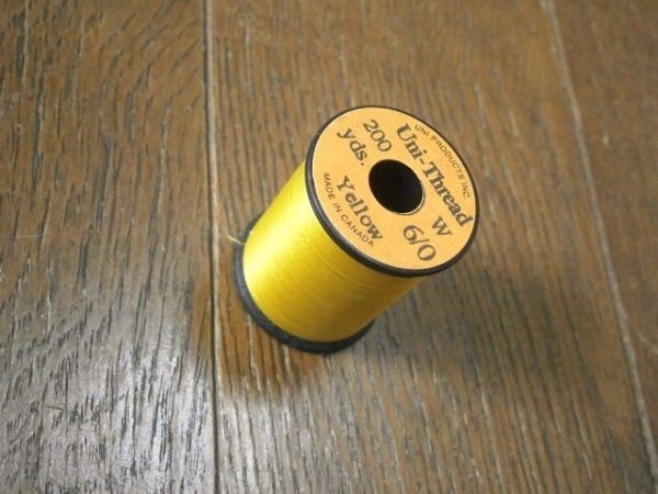 ★処分！フライタイイング・スレッド/ユニ・スレッド 6/0 Yellow 200yds. 未使用_画像2