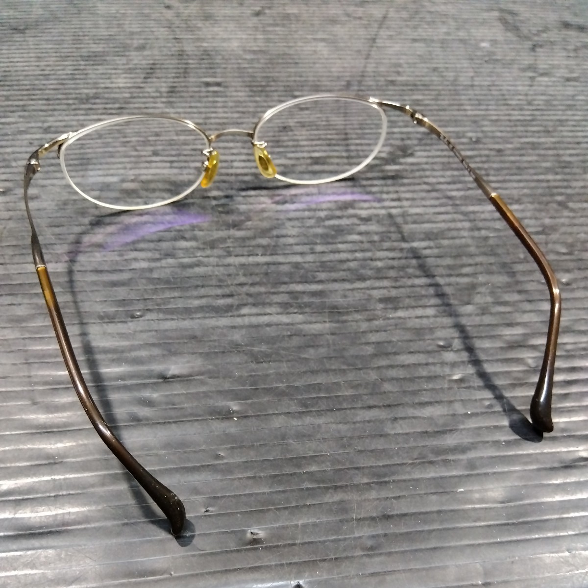 ケース付 メガネ 眼鏡 フレーム Ray-Ban レイバン 日本製 RB8520 1019 51□17 135_画像3
