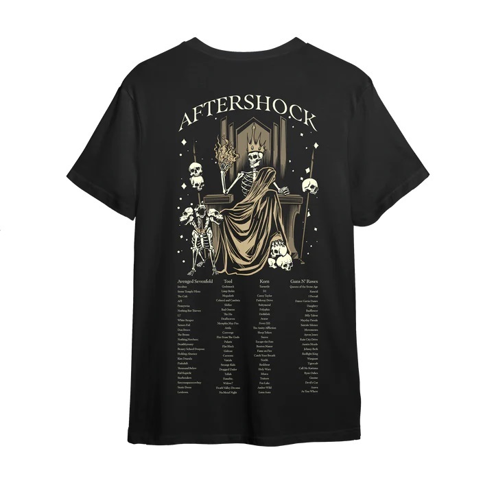 新品未開封 BABYMETAL 出演フェス公式Ｔシャツ Aftershock 2023 Hades Tee Lサイズ バックプリント有 フェスT ベビーメタル ベビメタ_画像2