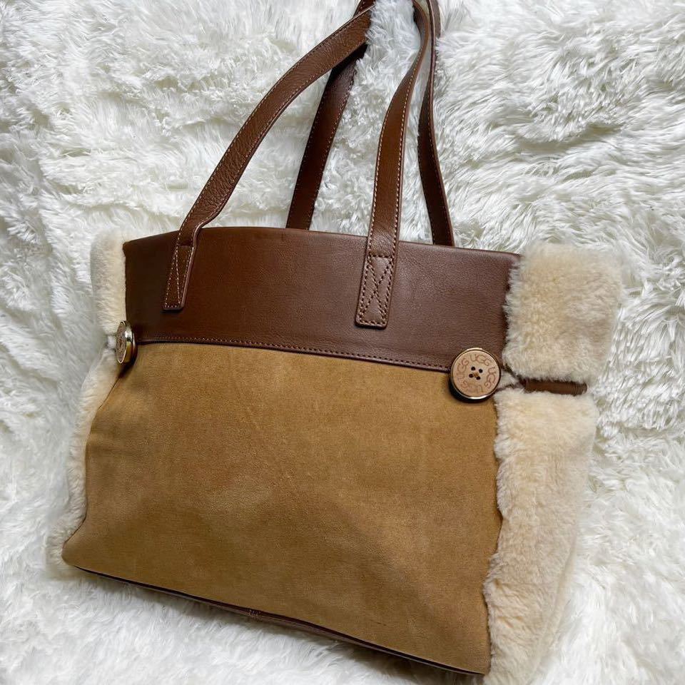 即決 UGG 美品 ムートンバッグ アグ トートバッグ ブラウン that 即決 UGG 美品 ムートンバッグ アグ トートバッグ ブラウン that