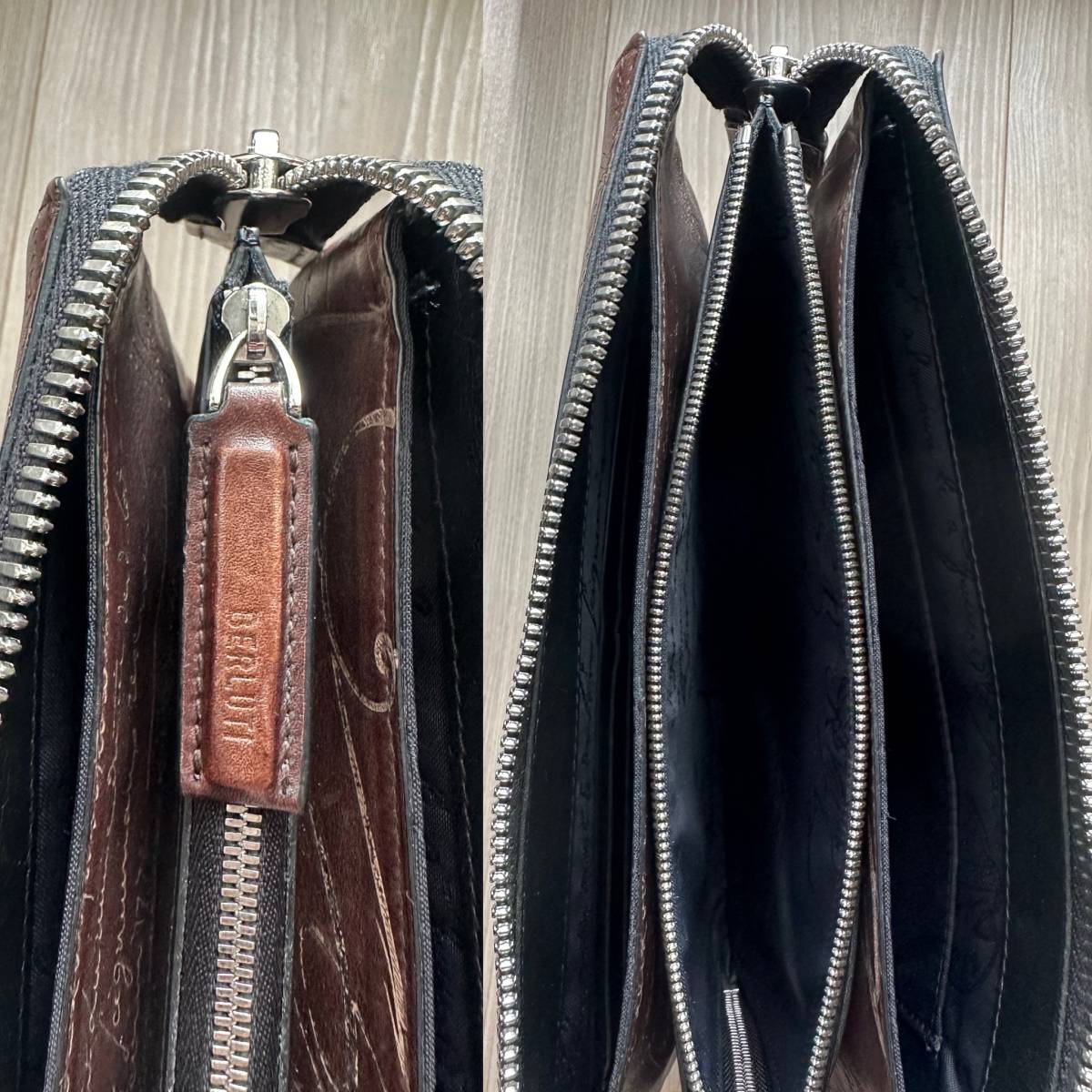 定価31,2万 Berluti TERSIO All In One Scritto Leather Bag ベルルッティ テルシオ オールインワン  セカンドバッグ クラッチバッグ 財布