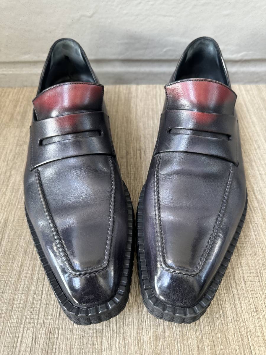  специальный заказ 50 десять тысяч BERLUTI ANDY Berluti Anne ti Loafer градация крипер подошва толщина низ Chris Van пепел период ограниченный товар 