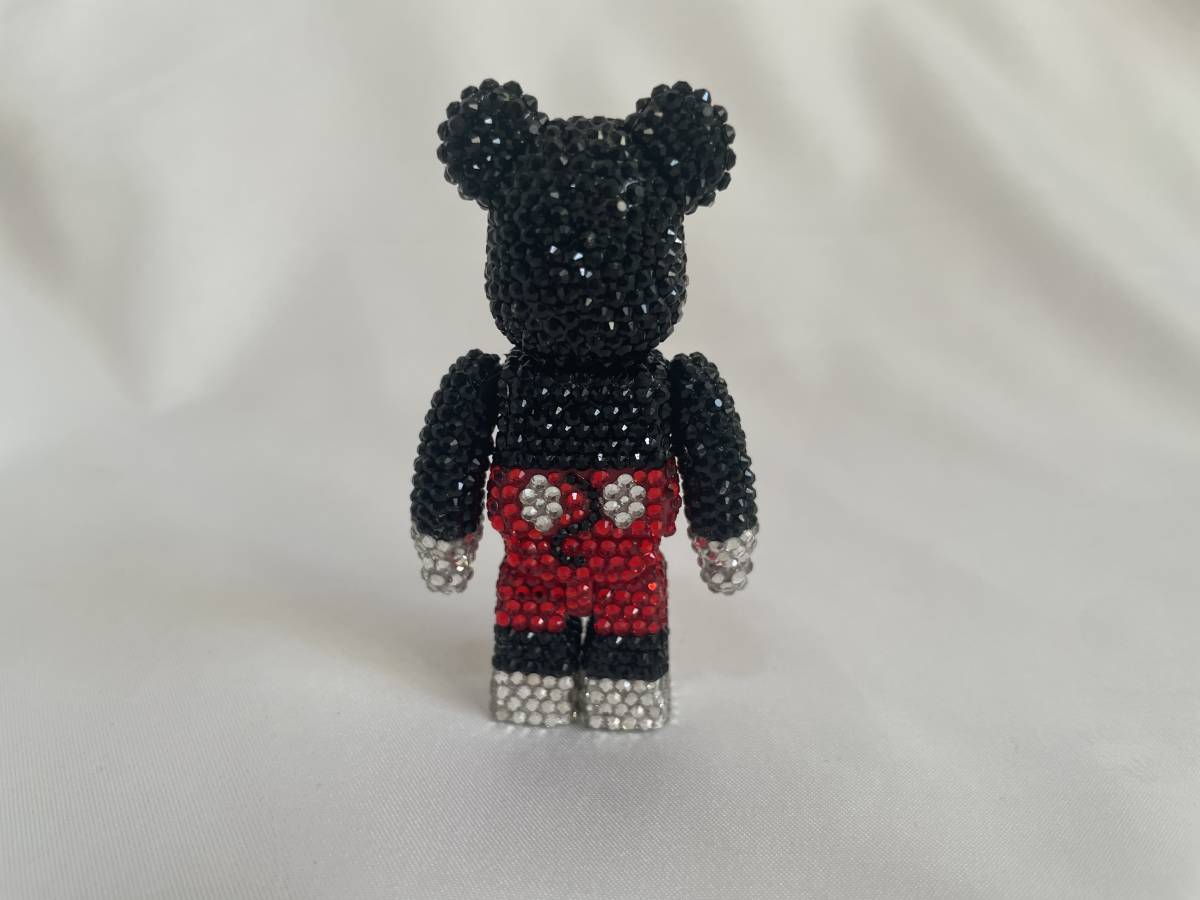 CRYSTAL DECORATE MICKEY MOUSE BE@RBRICK 100％ R&W Ver._画像2