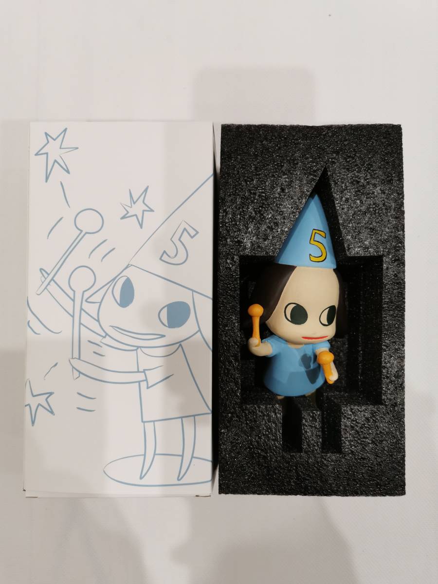 【模写】奈良美智 Yoshitomo Nara No.5 木 フィギュア Hand Painted acrylic on wood 15CM_画像8