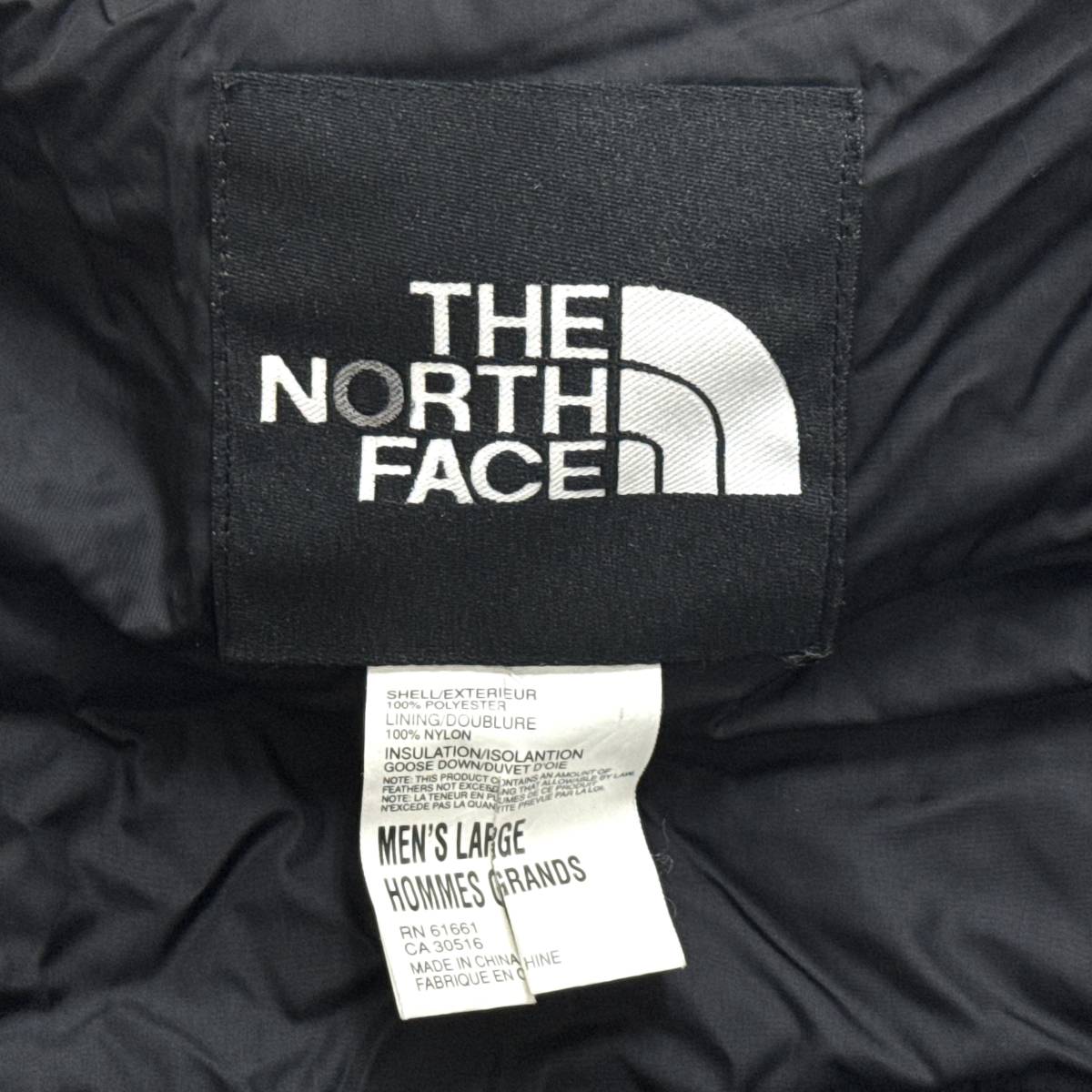 THE NORTH FACE ノースフェイス ダウンジャケット イエロー×ブラック_画像3