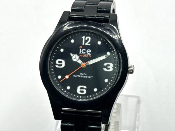 ice watch クオーツ ブラック_画像1