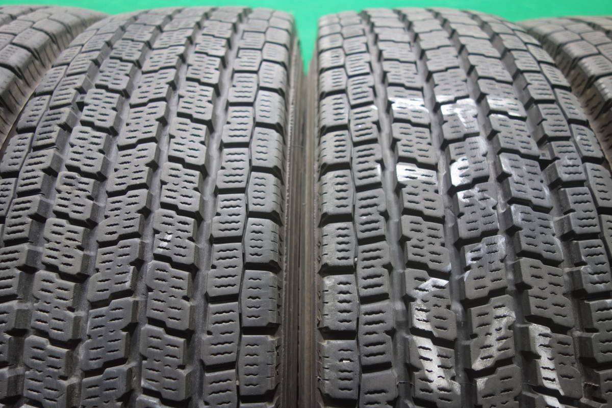 L491-19 送料無料 205/85R16 117/115L スタッドレスタイヤ LT 6本セット YOKOHAMA ice GUARD iG91 7分山 2019年製 ライトトラック 4t_画像3