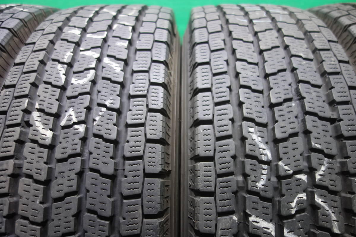 L613-21 送料無料 225/70R16 117/115L スタッドレスタイヤ LT 6本セット YOKOHAMA ice GUARD iG91 7分山 2021年製 ライトトラック_画像3