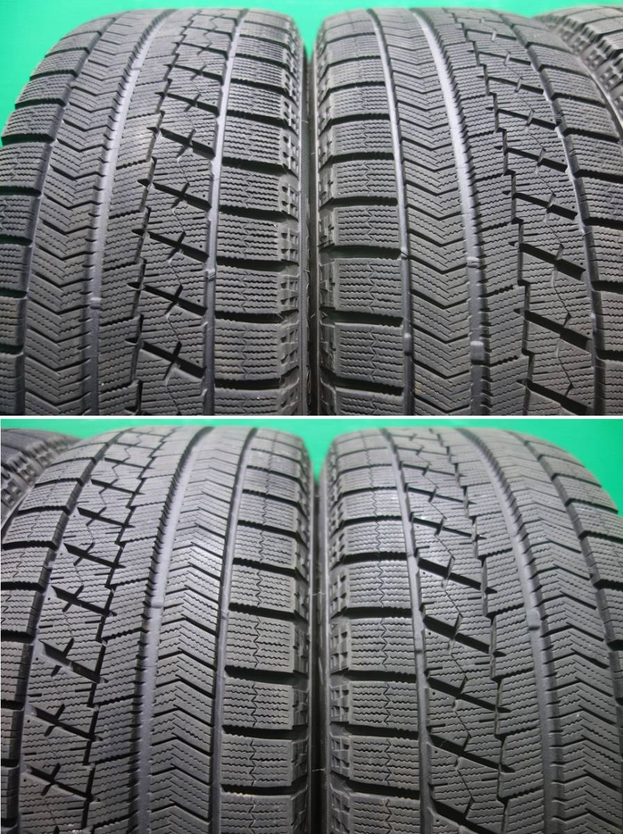 L532-18 送料無料 205/55R16 スタッドレス 4本セット ブリヂストン VRX 8分山 BBS フォルクスワーゲン純正 ニュービートル ゴルフ_画像10