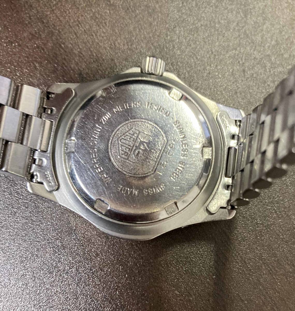 【1円スタート】【中古ワンオーナー稼働品】TAG HEUER タグホイヤー 2000 プロフェッショナル　クォーツ　ボーイズ / レディース_画像3