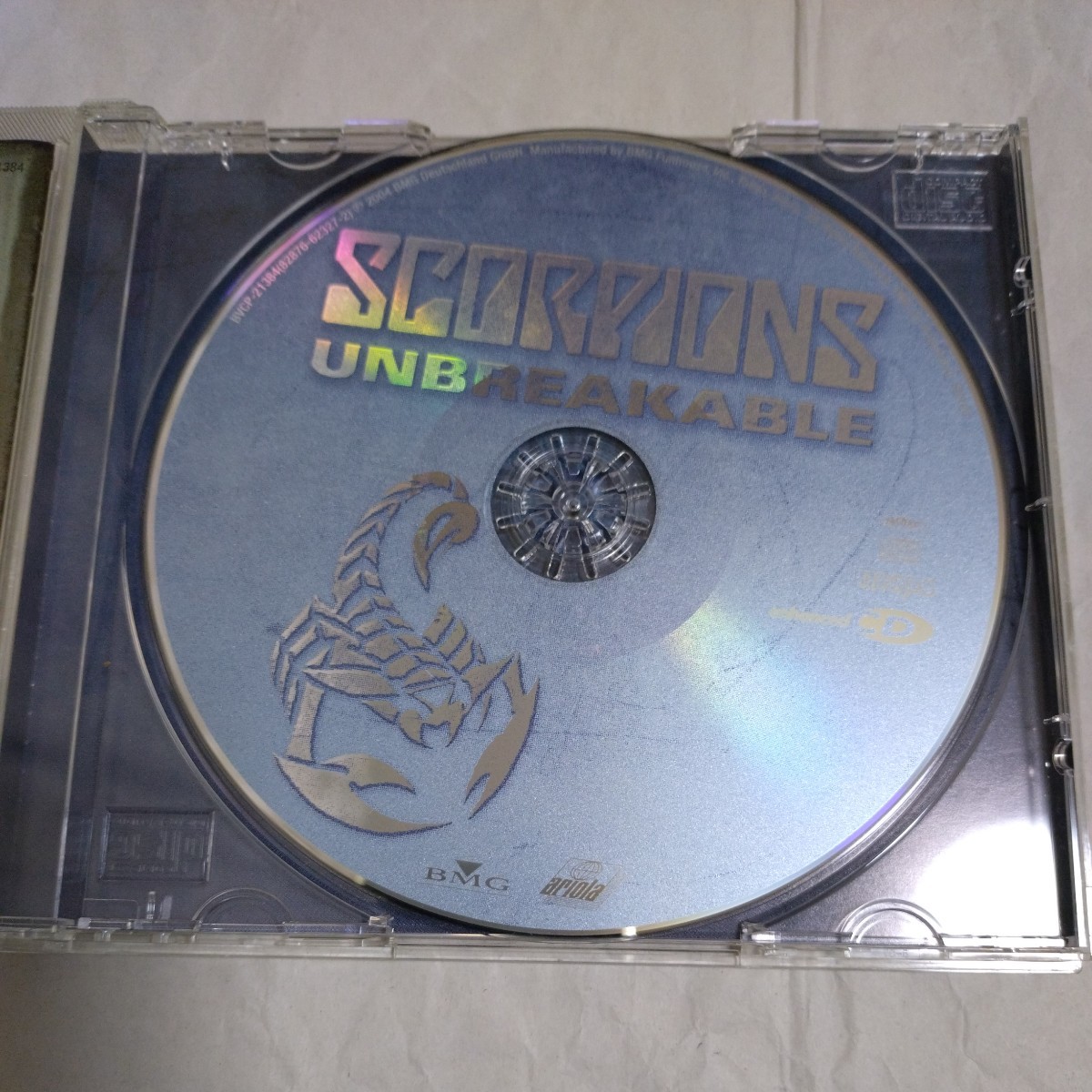 初回限定盤★★04年発売★限定メタリックジャケット★ステッカー★帯付★SCORPIONS★UNBREAKABLE★スコーピオンズ★反撃の蠍団★BVCP-21384_画像6